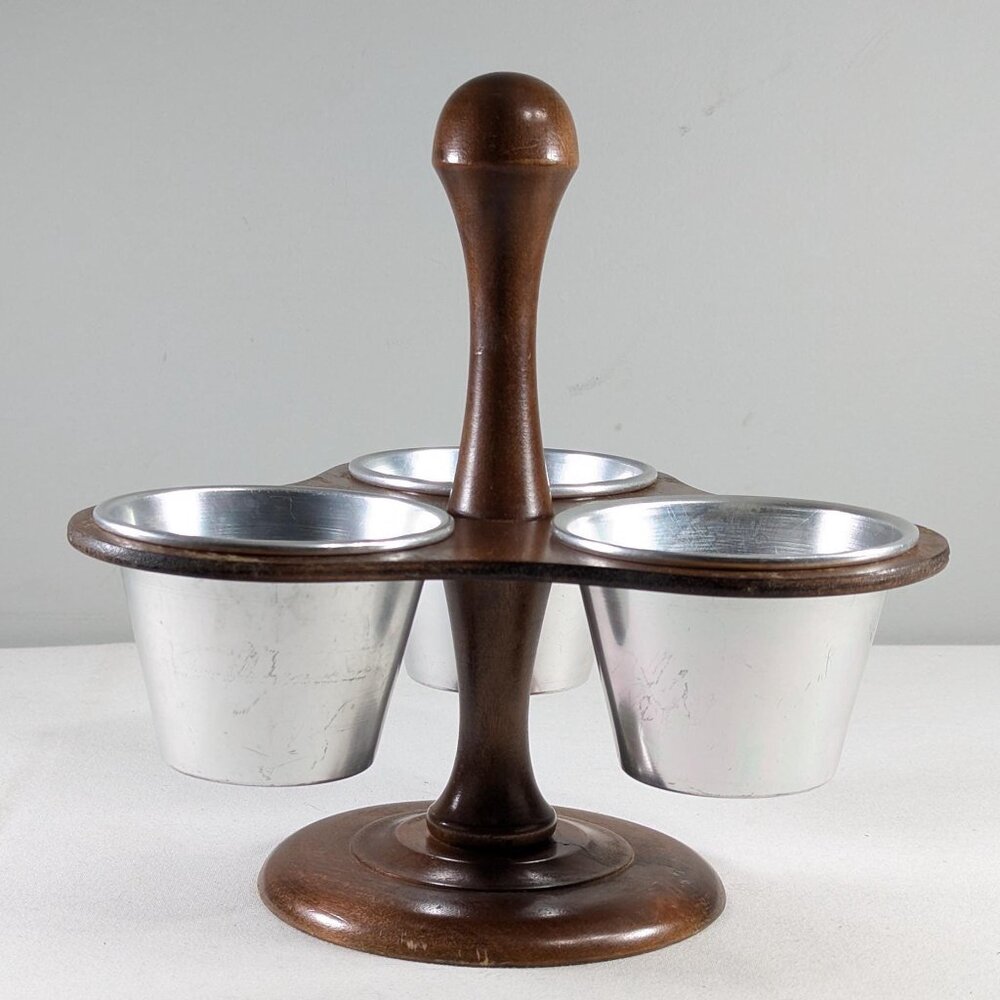 Mid-century condiment Caddy made in Japan, indoor kitchen herb planter, French